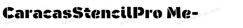 CaracasStencilPro Me字体转换